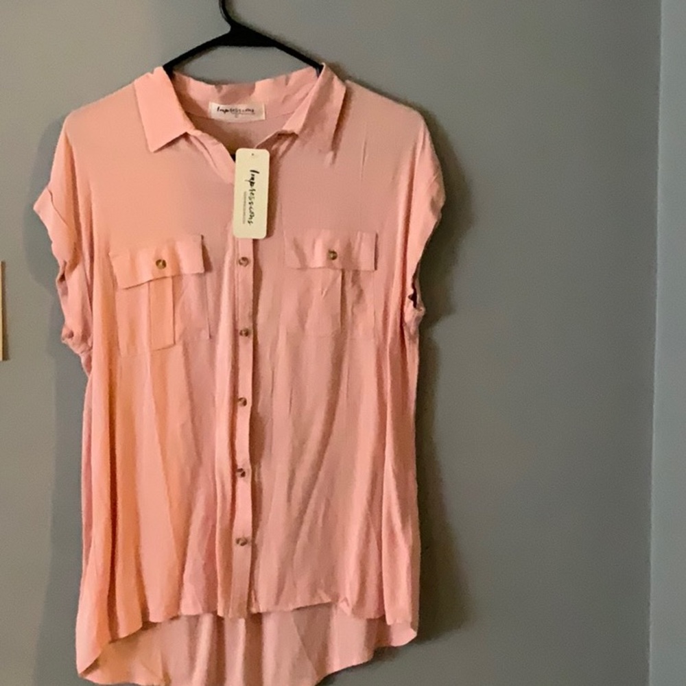 Impressions Light Pink Blouse